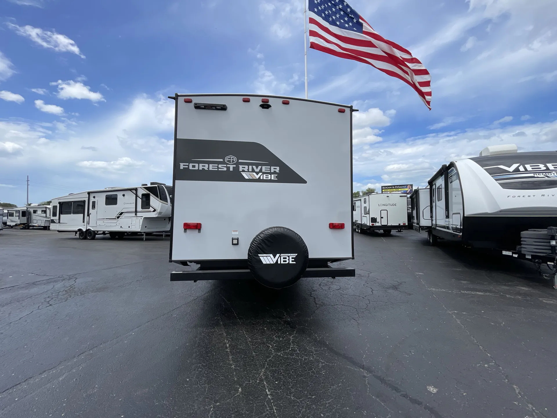 2026 Forest River Vibe 3400XL — backside