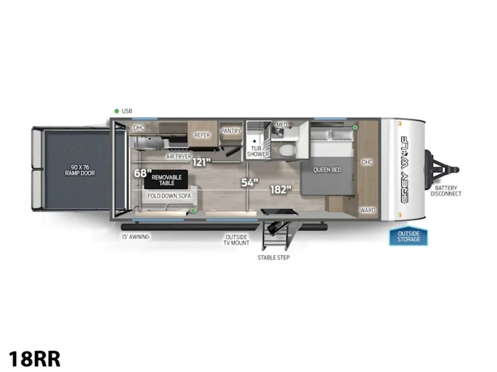 2026 Forest River Cherokee Grey Wolf 18RR - Photo 3