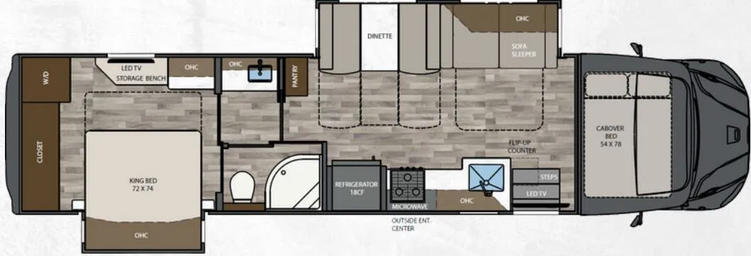 Renegade RV Valencia 38RW floor plan