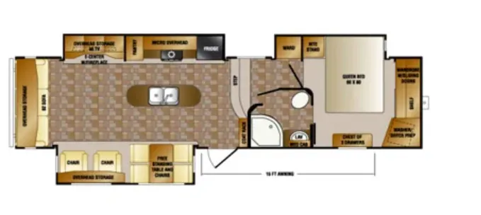 CrossRoads Cruiser CF333RL floor plan