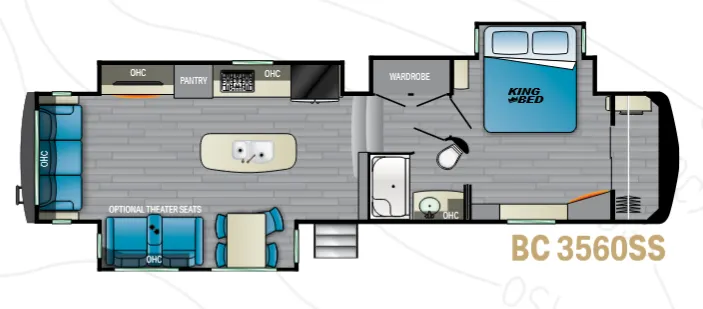 Heartland Big Country 3560SS floor plan