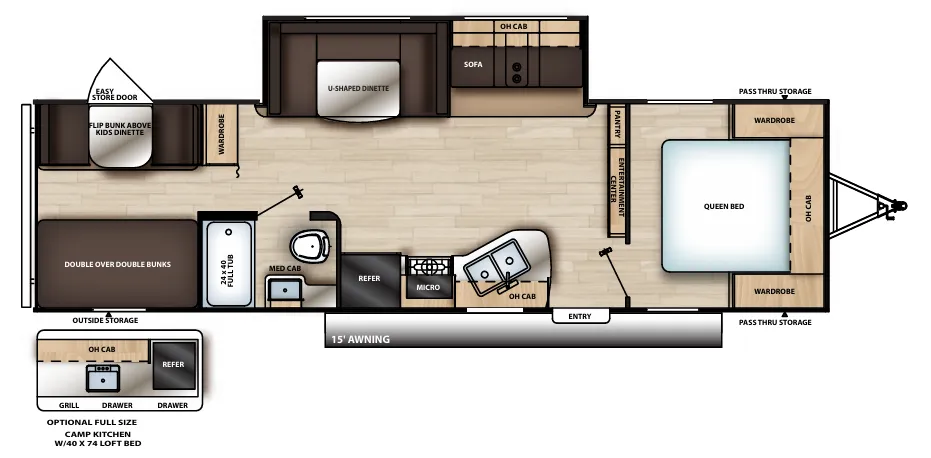 Coachmen Catalina SBX 291BHS floor plan