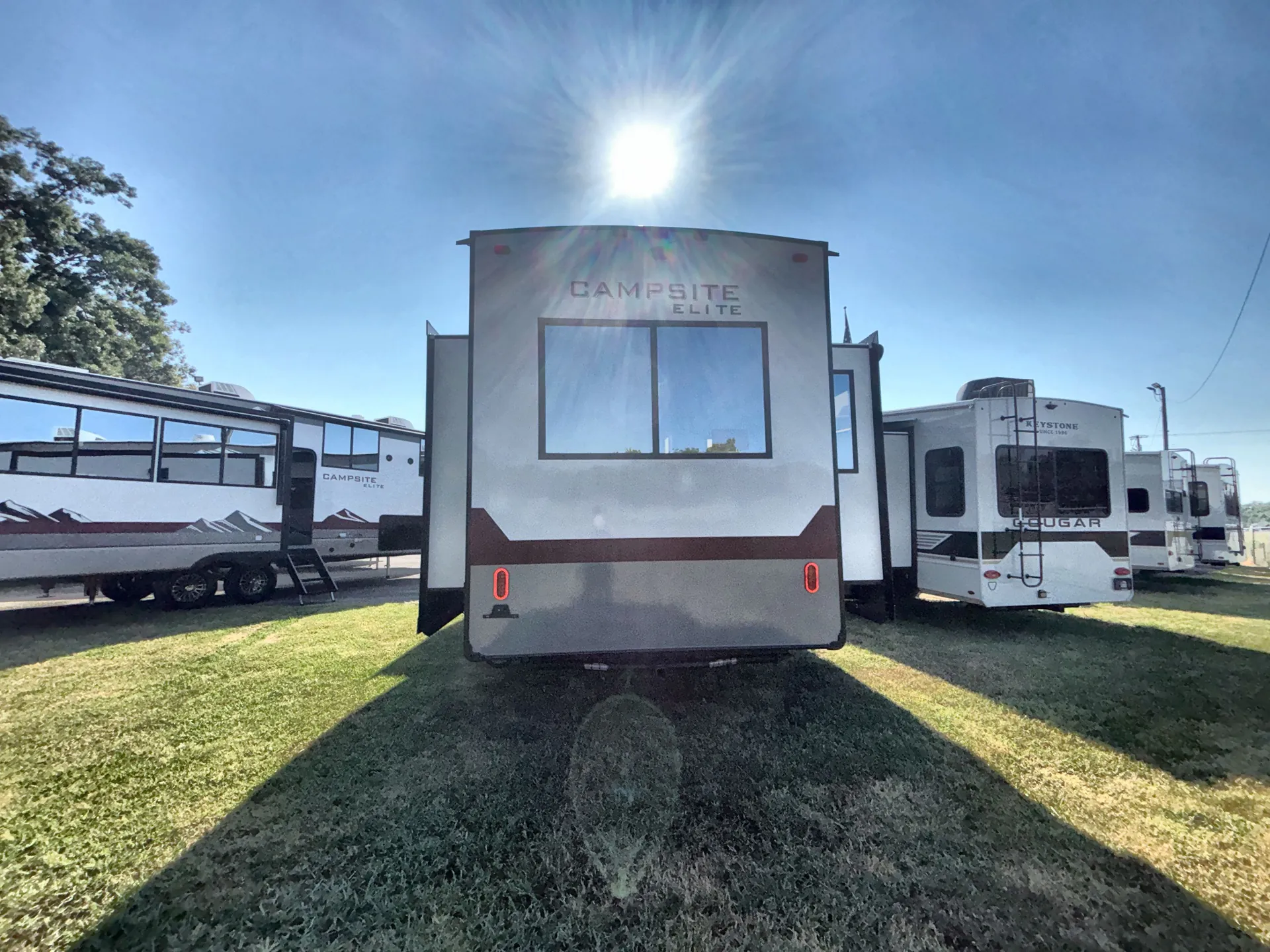 2027 Forest River Campsite Elite 36RF — backside