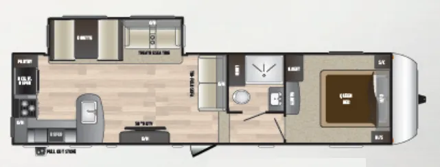 Keystone Hideout 292MLS floor plan