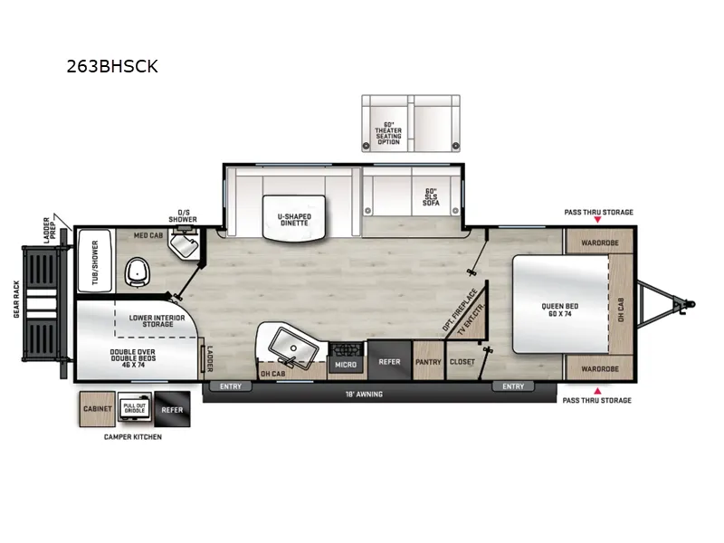 2025 Coachmen Catalina Legacy Edition 263BHSCK - Photo 3