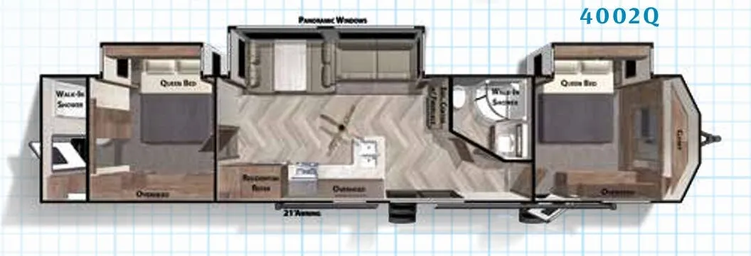 Forest River Salem Villa 4002Q floor plan