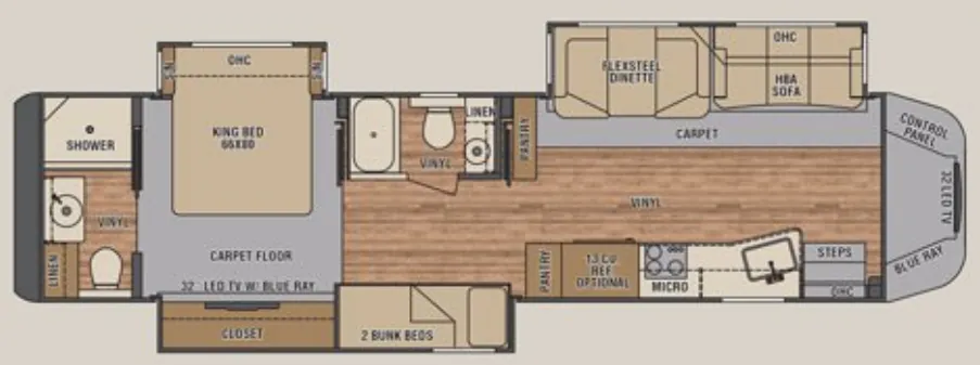 Renegade RV XL X45BB floor plan