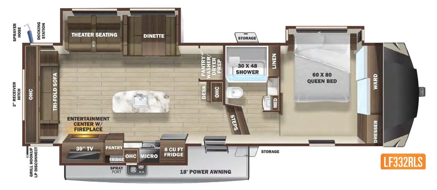 Highland Ridge Open Range Light LF332RLS floor plan