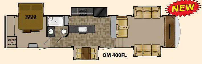 Heartland Oakmont 400FL floor plan