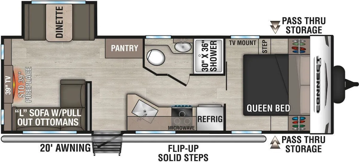 K-Z Connect SE C241RESE floor plan