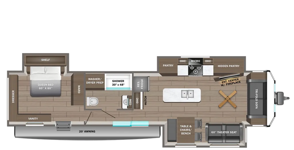 2026 Jayco Jay Flight Bungalow 401FLTS floor plan