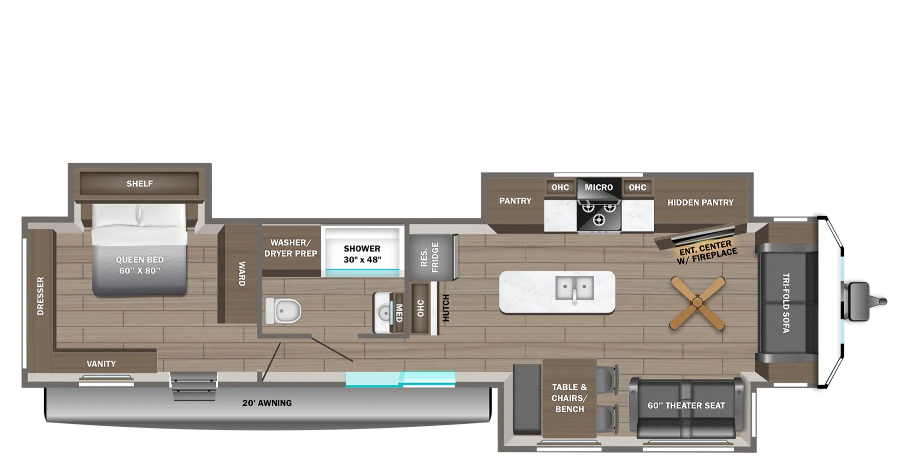 2026 Jayco Jay Flight Bungalow 401FLTS - Floor plan
