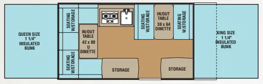 Forest River Viking Epic 2308 ST floor plan