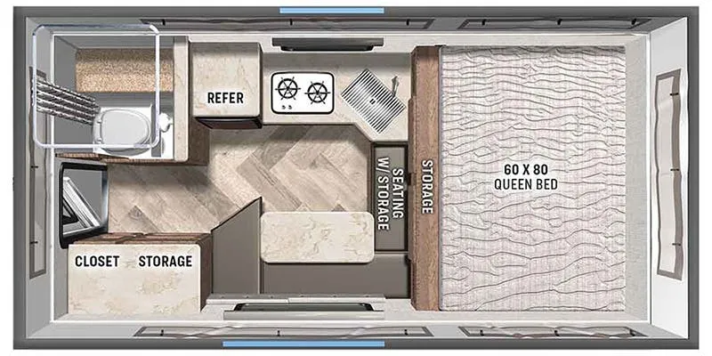 2025 Palomino Backpack SS-1500 floor plan