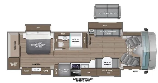 Entegra Coach Reatta XL 37K floor plan