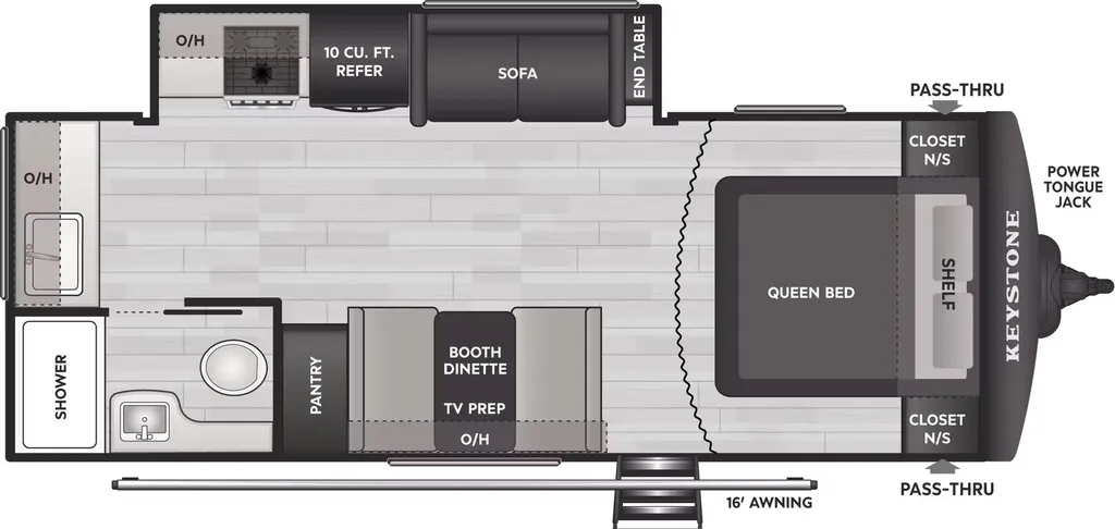 2026 Keystone Springdale Classic 224MLCWE floor plan