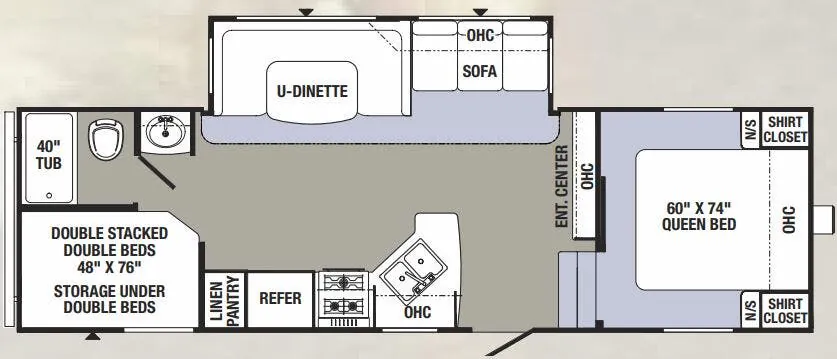 Palomino Puma 259RBSS floor plan