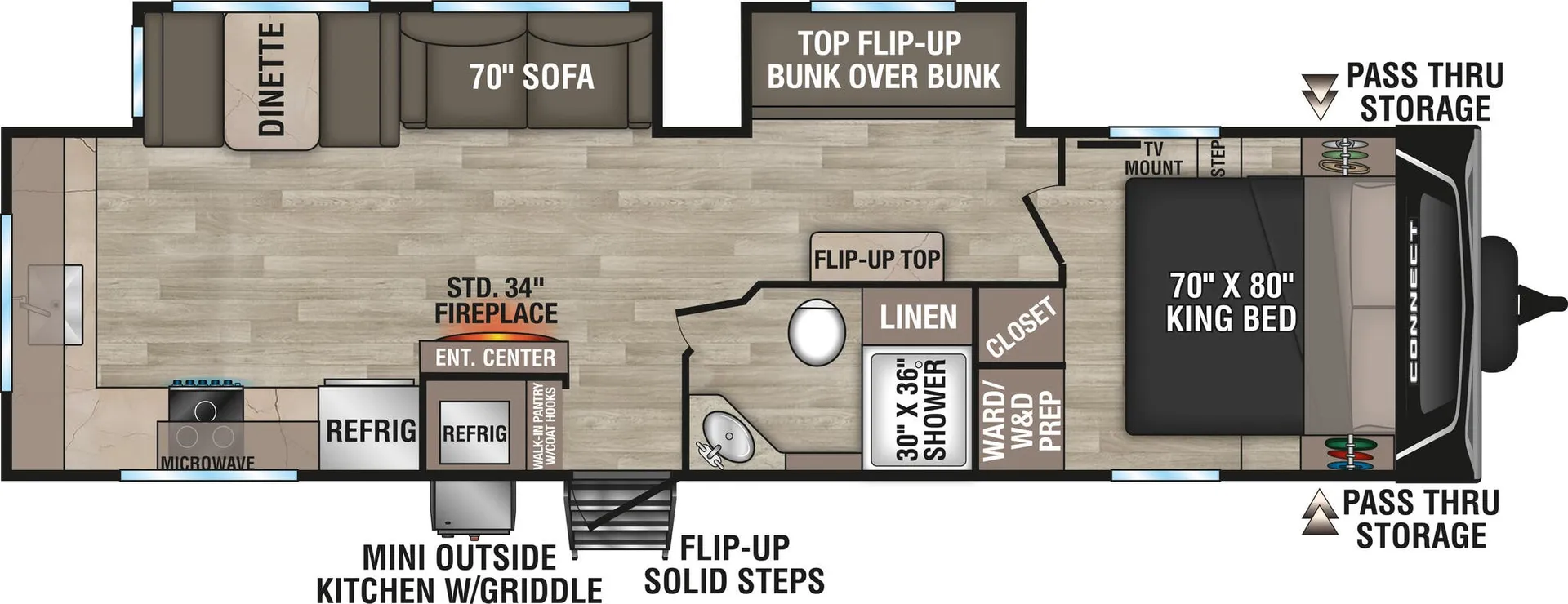 K-Z Connect C312BRK floor plan