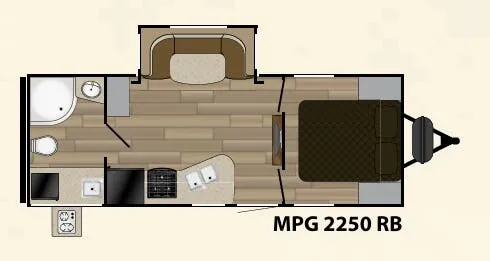Cruiser RV MPG 2250RB floor plan