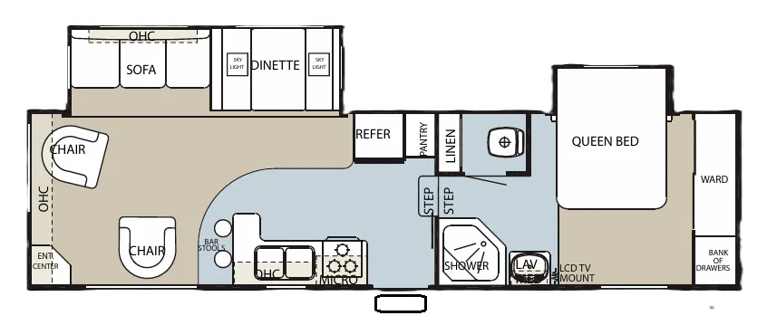 Forest River Cherokee 285LBS floor plan