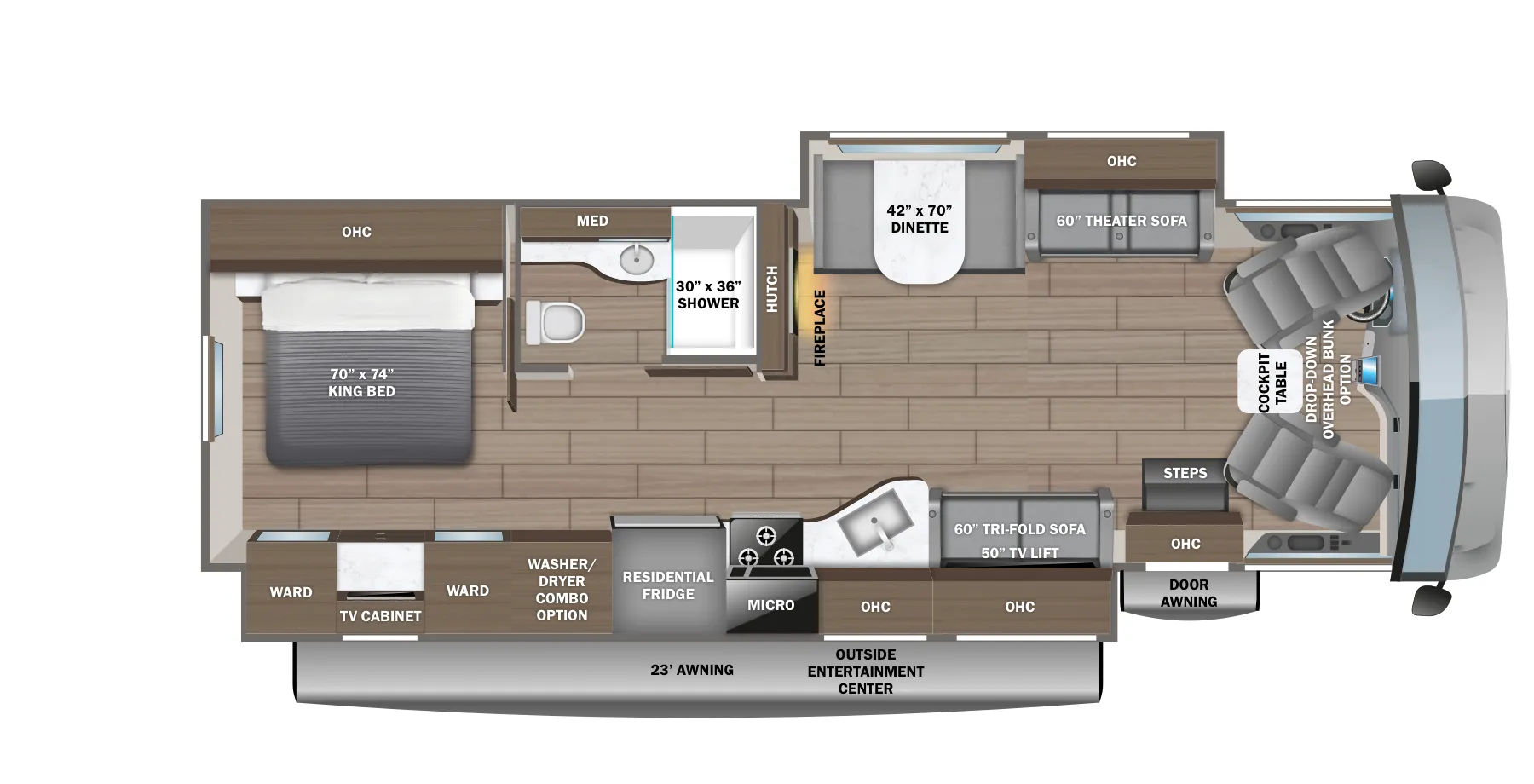 Jayco Precept 34G floor plan