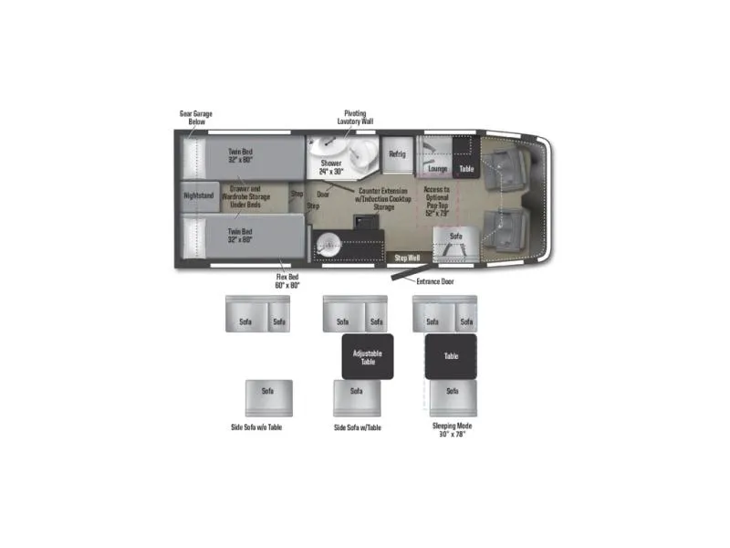 2026 Winnebago EKKO 23B - Photo 3