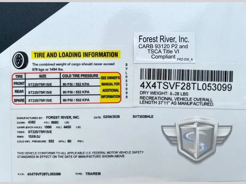 2026 Forest River Surveyor Legend 303BHLE - Photo 3