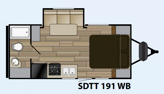 Heartland Sundance 191WB floor plan
