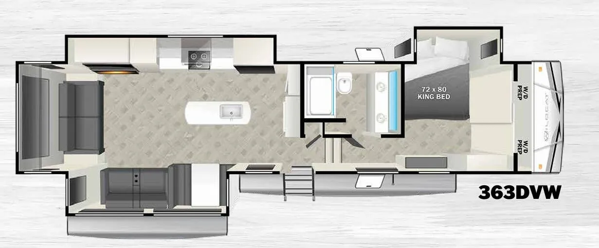 Forest River Wildcat 363DVW floor plan