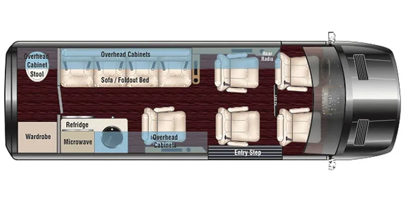 American Coach American Patriot Cruiser S6 floor plan