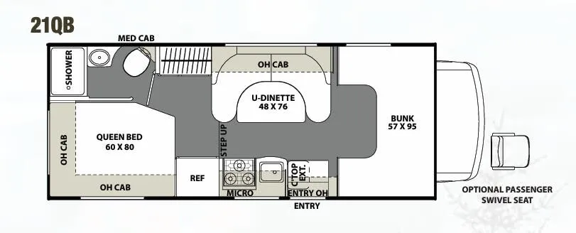 Coachmen Freelander 21QB floor plan