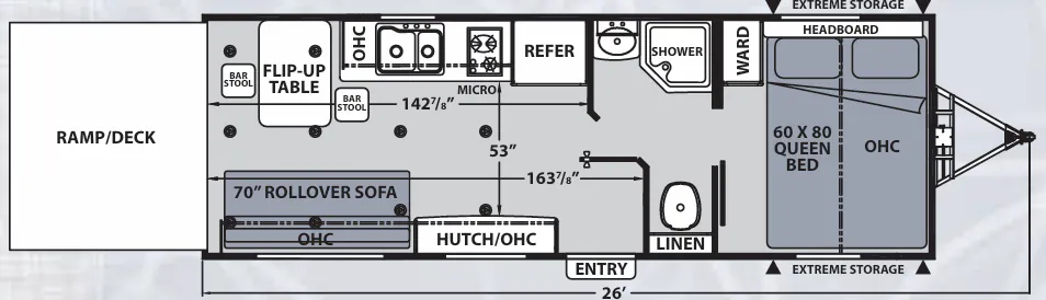 Coachmen Apex Ultra-Lite 220EXT floor plan