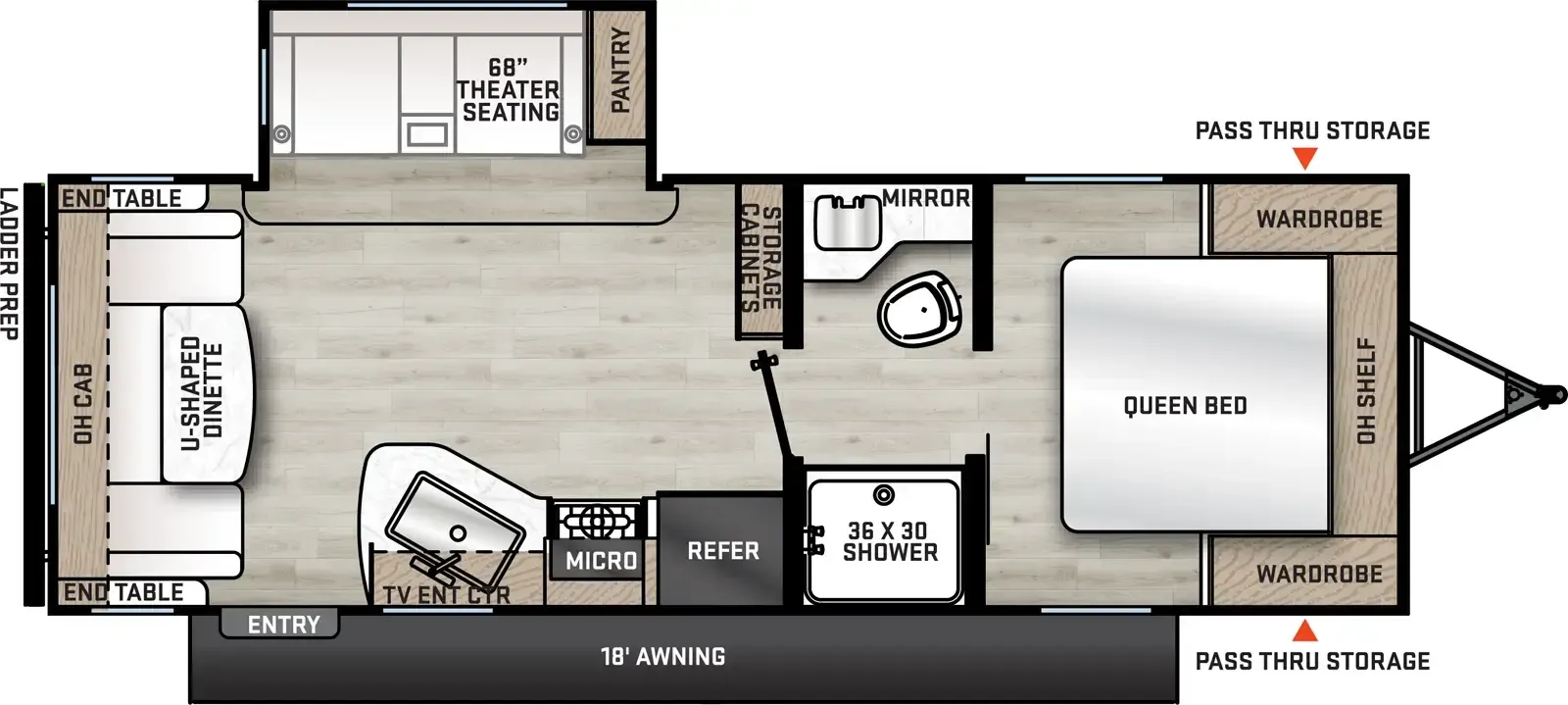 Coachmen Catalina Summit Series 8 8 231MKS floor plan