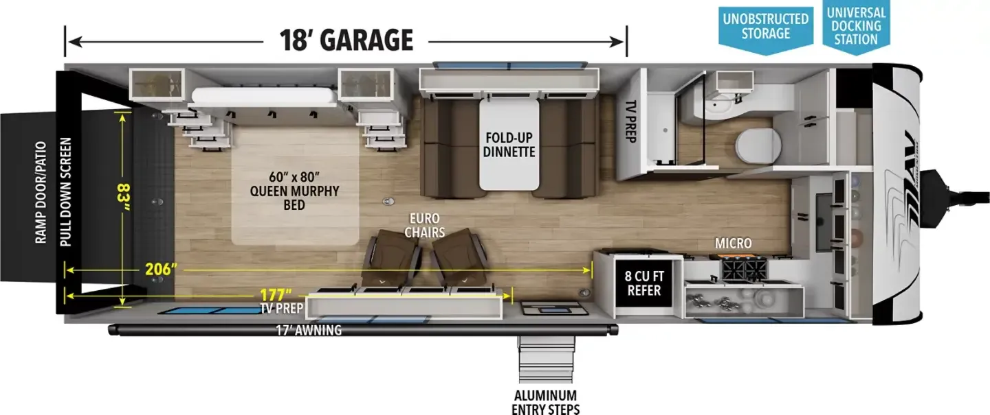 Grand Design Momentum MAV 24MAV floor plan