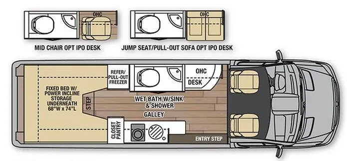 Coachmen Galleria 24A floor plan
