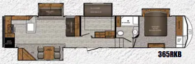 Prime Time Crusader 365RKB floor plan