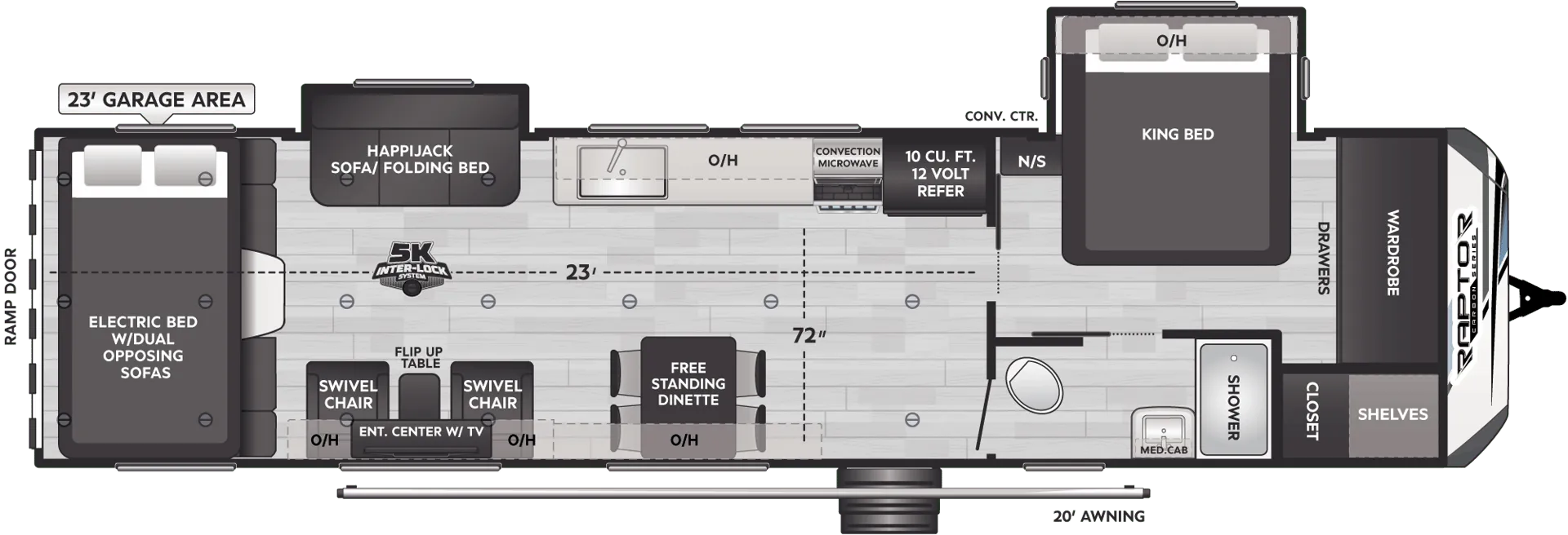 Keystone Carbon 33 floor plan