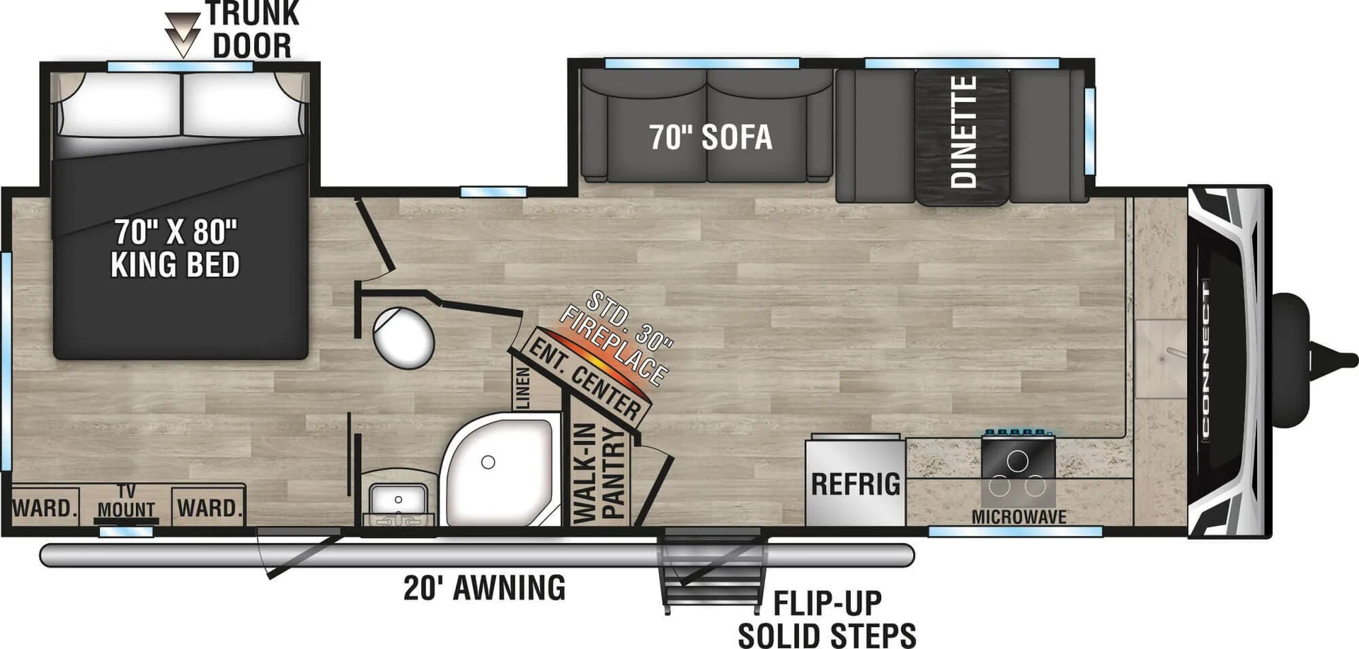 K-Z Connect C272FK floor plan