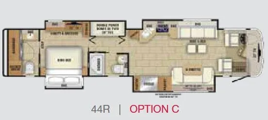 Entegra Coach Aspire 44R floor plan