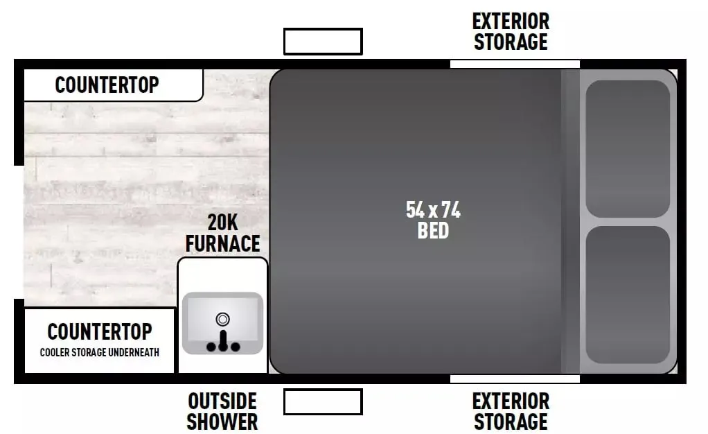 Coachmen Clipper Express 9.0 TD floor plan