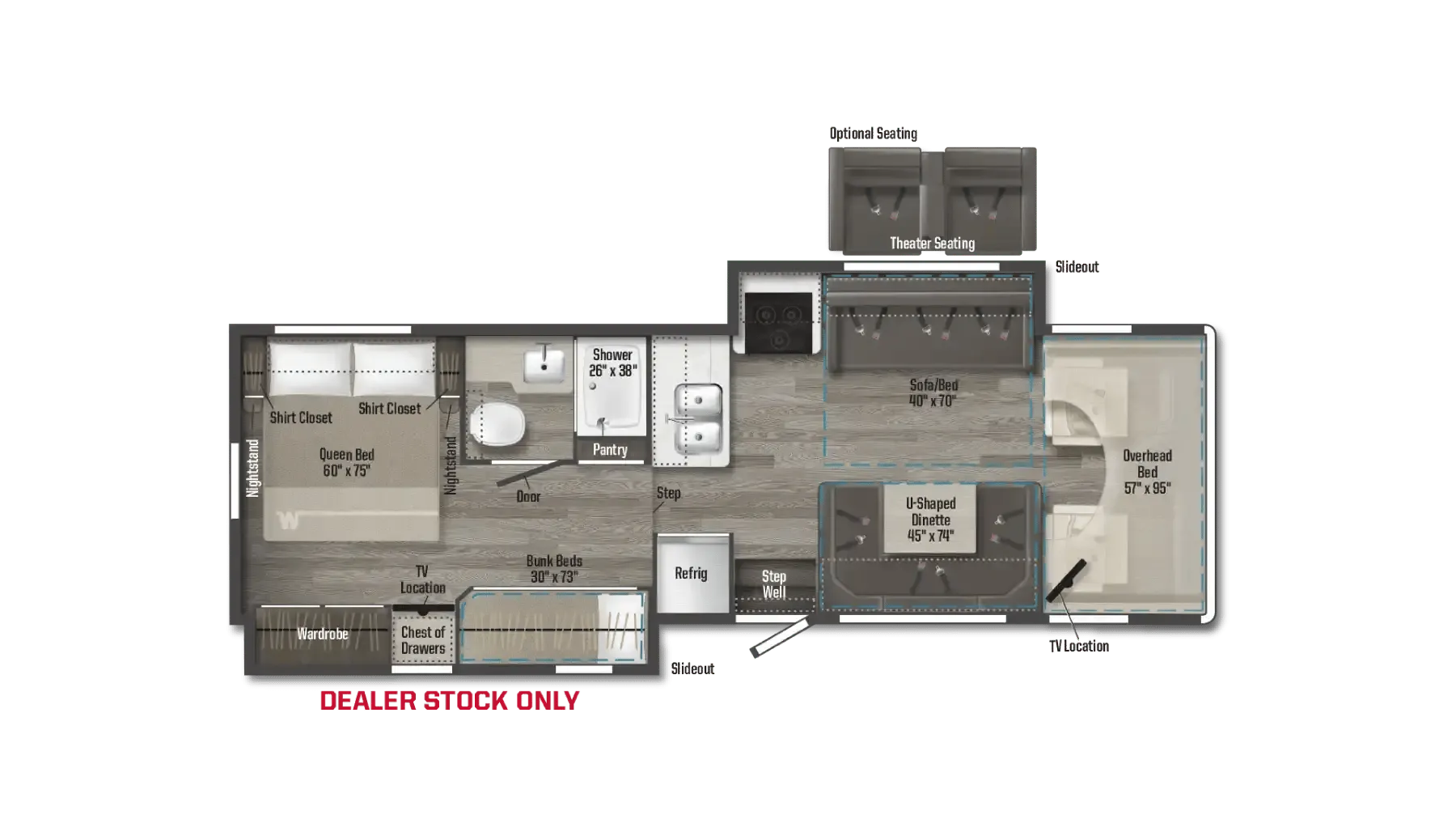 2026 Winnebago Minnie Winnie 31H - Floor plan