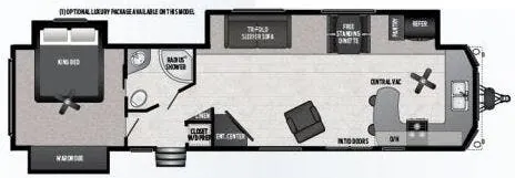 Keystone Retreat 391FKSS floor plan