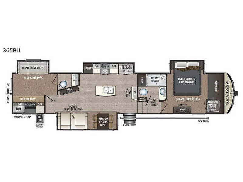 Keystone Carbon 32 floor plan