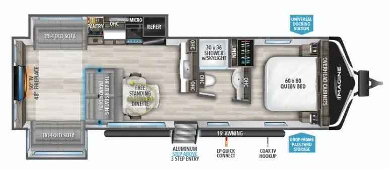 Grand Design Imagine 3100RD floor plan