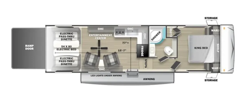 Forest River Stealth 2710 floor plan