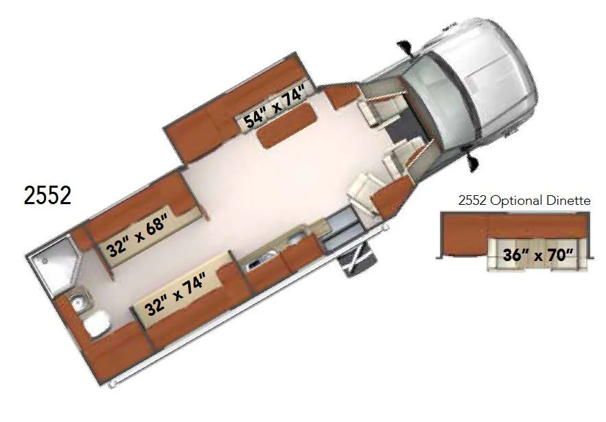 Phoenix Cruiser 2552 floor plan