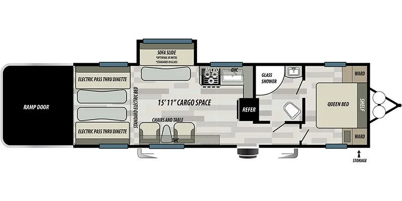Forest River Stealth FQ2715G floor plan