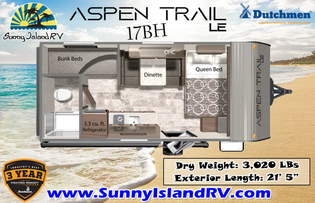 2022 Dutchmen Aspen Trail 17BH - Photo 3