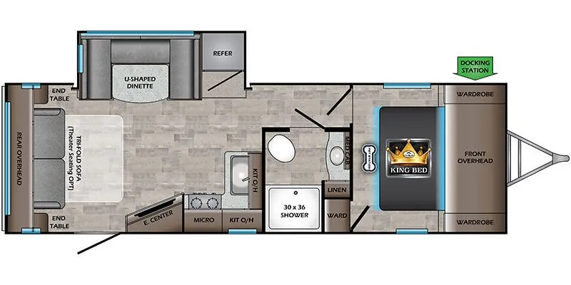 CrossRoads Sunset Trail Super Lite SS259RL floor plan