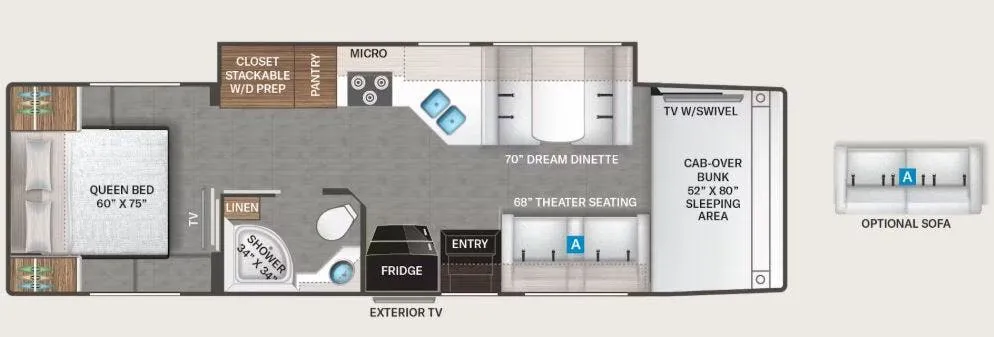 2027 Thor Motor Coach Magnitude L35 floor plan